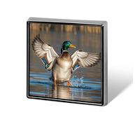 Hunting Flying Wild Ducks Brooch Pins Lapel Pins for Men Women Badge Button Cover Decorative Jewelry Charms for Hats Bags Backpacks Suits Shirts Scarves Clothing Accessories Banquet Wedding Gift