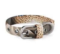 Hunting Flying Wild Ducks Dog Collar Adjustable Soft and Comfortable Puppy Collars with Metal Buckle Pet Collar for Small Medium Pet