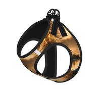 Hunting Flying Wild Ducks Print Harness Leash Set For Cat Dog, Reflective Adjustable Escape-Proof Vest Lead With Soft Breathable Mesh, For Small Pets And Kitten Puppy