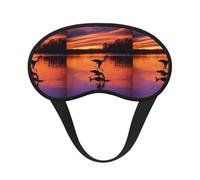 Hunting Flying Wild Ducks Sleep Mask for Side Sleeper, Eye Mask Sleeping for Women Men,for Sleeping with Elastic Band