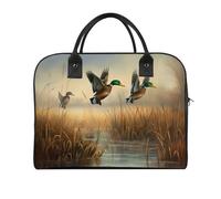 Hunting Flying Wild Laptop Tote Bag Casual Travel Handbag Multi Pocket Shoulder Bags for Work Travel