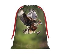 Hunting Flying Wild Print Drawstring Gift Bag,Party Gift Bags,Reusable Christmas Drawstring Wrapping Bags