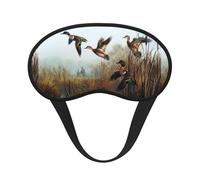 Hunting Flying Wild Sleep Mask for Side Sleeper, Eye Mask Sleeping for Women Men,for Sleeping with Elastic Band