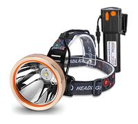 Hunting friends High Power LED Headlamp Rechargeable Headlight Waterproof Head Flashlight Torch for Hunting Fishing Camping (White Light)