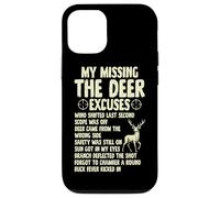 Hunting Funny Deer Hunter My Missing The Deer Excuses Case for iPhone 12/12 Pro