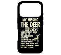 Hunting Funny Deer Hunter My Missing The Deer Excuses Case for iPhone 17 Pro