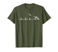 Hunting Heartbeat Duck Bird Goose Hunting Dog Hunter Gift T-Shirt