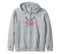 Hunting Hunt Like A Girl Deer Hunter Gift Zip Hoodie