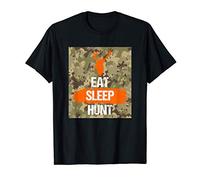 Hunting hunter stag camouflage red deer slogan shirt T-Shirt
