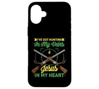 Hunting In My Veins - Jesus In My Heart Case for iPhone 16 Plus