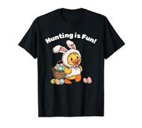 Hunting is Fun Easter Egg Cruise Duck Hunt Bunny Eggs Basket T-Shirt