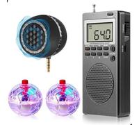 Hunting Kit With Portable Paranormal Communication Radio, LED Interactive Cat Balls, For Indoor Outdoor Detection Investigation(4PC)