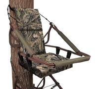 Hunting Ladder Seat - Portable Tree Climbing Chair with Waterproof Material and Padded Pad, Ergonomic Support Design | Outdoor Equipment Accessories, Ideal for Hunters, Wildlife Watchers, Archery