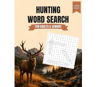 Hunting: Large Print Word Search Puzzles for Adults and Seniors