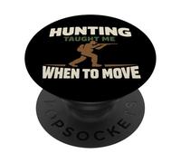 Hunting Mindset Hunter Mentality Outdoorsman Deer Season PopSockets Adhesive PopGrip