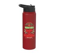 Hunting Mistletoe Christmas Hunter Stainless Steel Insulated Water Bottle