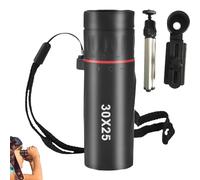Hunting Monocular, 30X25 Waterproof Monocular, Lightweight High Definition Monoculars for Travel, Hiking, Wildlife Observation, Included Smartphone Adapter Tripod