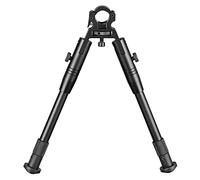 Hunting Outdoor Photography Bipod Support Round Fixing Clip Low-profile Universal Foldable Clamp-on Shooter's Bipod