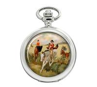 Hunting, Over the Ditch Pocket Watch