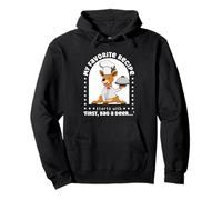 Hunting Recipe Humor Hunter Deer Season Cook Outdoor Chef Pullover Hoodie