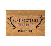 Hunting Season Crystal Velvet Floor Mat Autumn Hunting Floor Mat Front Door Carpet Decoration Hunting Doormat Home Mat Print Crystal Velvet Door Rug Bridge Carpet 80 150 (C One Size)