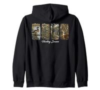 Hunting Season Deer Duck Bow Tree Stand Hunter Zip Hoodie