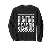 Hunting Season Deserted Hunting Wife Deer Duck Hunting Gift Sweatshirt