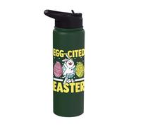 Hunting Season Easter Eggs and Bunnies Stainless Steel Insulated Water Bottle