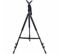 Hunting Shooting Stick - Adjustable 90-185cm Quick-Lock Alloy Monopod/Tripod with 360° Swivel & Foam Rifle Grip - Stable Shooting Support for Hunting & Target Shooting (Style 3)