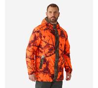Hunting Silent Warm Waterproof Jacket Neon Treemetic Hide 100