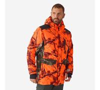 Hunting Silent Warm Waterproof Jacket Neon Treemetic Hide 500