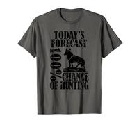 Hunting T-Shirt Gift - Funny Hunter Today's Forecast T-Shirt