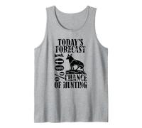 Hunting T-Shirt Gift - Funny Hunter Today's Forecast Tank Top