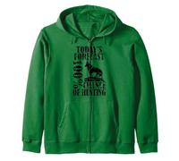 Hunting T-Shirt Gift - Funny Hunter Today's Forecast Zip Hoodie