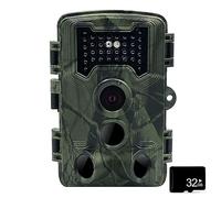 Hunting Trail Camera Trail And Game Camera With Night Vision Infrared Induction Wildlife Scouting(With 32GB TF Card)
