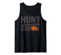 Hunting Wild Hog Hunt The Grunt Tank Top