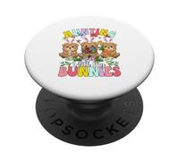 Hunting With My Bunnies Three Easter Chow Chows Owner Kids PopSockets Adhesive PopGrip