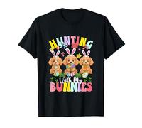 Hunting with My Bunnies Three Easter Cockapoos Owner Kids T-Shirt