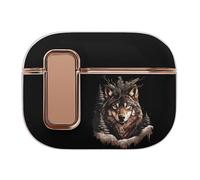 Hunting Wolf Cute Earbuds Case Compatible with Airpods Pro 2 Wireless Headphones Cover with Button Protector
