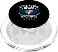 Huntington Beach California Eagle Orange County USA 714 949 PopSockets PopGrip for MagSafe