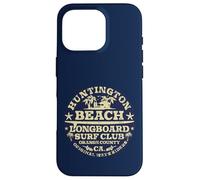 Huntington Beach Longboard Surf Club CA Surfer Case for iPhone 16 Pro