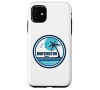 Huntington Beach South Carolina Palm Tree Birds Case for iPhone 11