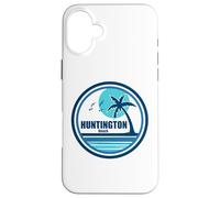 Huntington Beach South Carolina Palm Tree Birds Case for iPhone 16 Plus