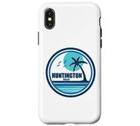 Huntington Beach South Carolina Palm Tree Birds Case for iPhone X/XS