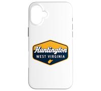 Huntington West Virginia Retro Badge Jewel City WV Local Case for iPhone 16 Plus
