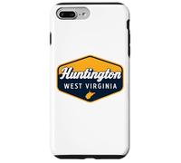 Huntington West Virginia Retro Badge Jewel City WV Local Case for iPhone 7 Plus/8 Plus