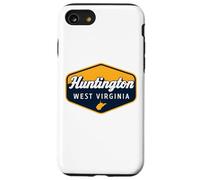 Huntington West Virginia Retro Badge Jewel City WV Local Case for iPhone SE (2020) / 7 / 8
