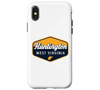 Huntington West Virginia Retro Badge Jewel City WV Local Case for iPhone X/XS