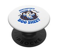Huntington's disease Awareness Boo Sheet Ghost Halloween PopSockets Adhesive PopGrip