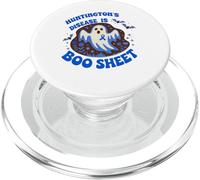 Huntington's disease Awareness Boo Sheet Ghost Halloween PopSockets PopGrip for MagSafe